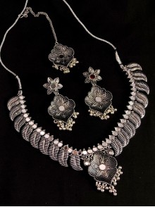 Oxidised Necklace